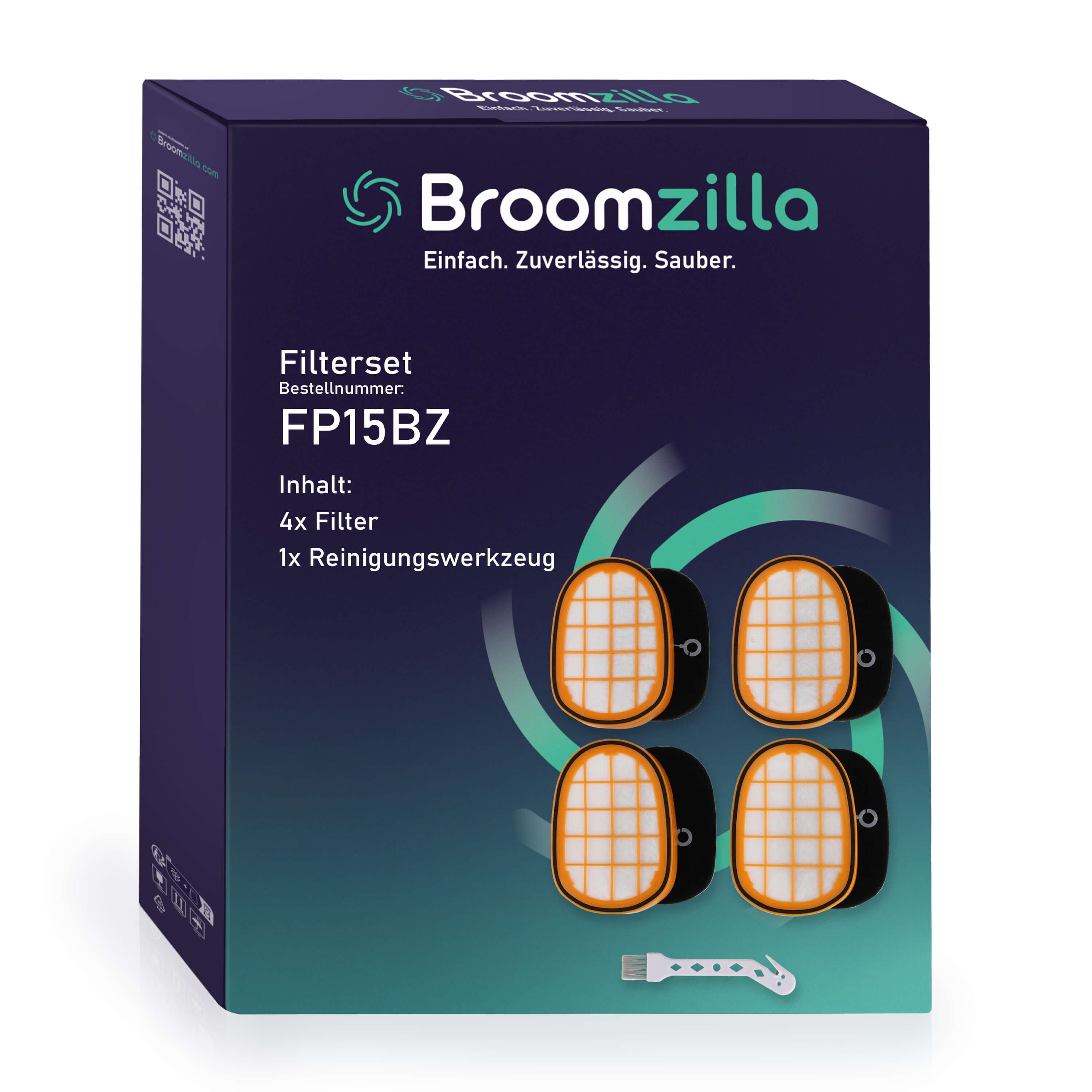 Broomzilla Filterset kompatibel zu Philips SpeedPro Max 6000/7000/8000 4x Broomzilla Filterset kompatibel zu Philips SpeedPro Max 6000/7000/8000 4x