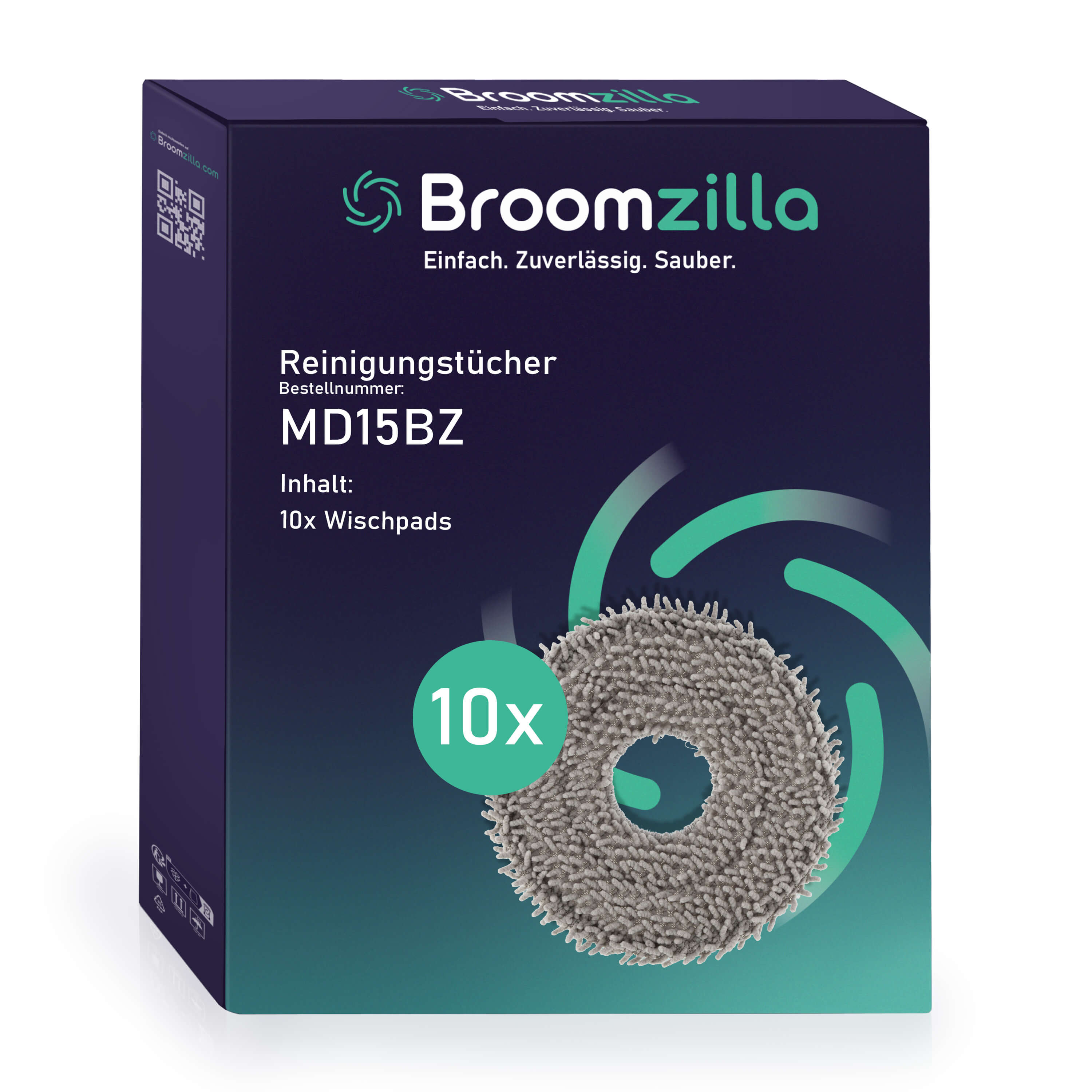 Broomzilla Reinigungstücher kompatibel zu Roborock Dream L10/S Ultra / X10+ Broomzilla Reinigungstücher kompatibel zu Roborock Dream L10/S Ultra / X10+