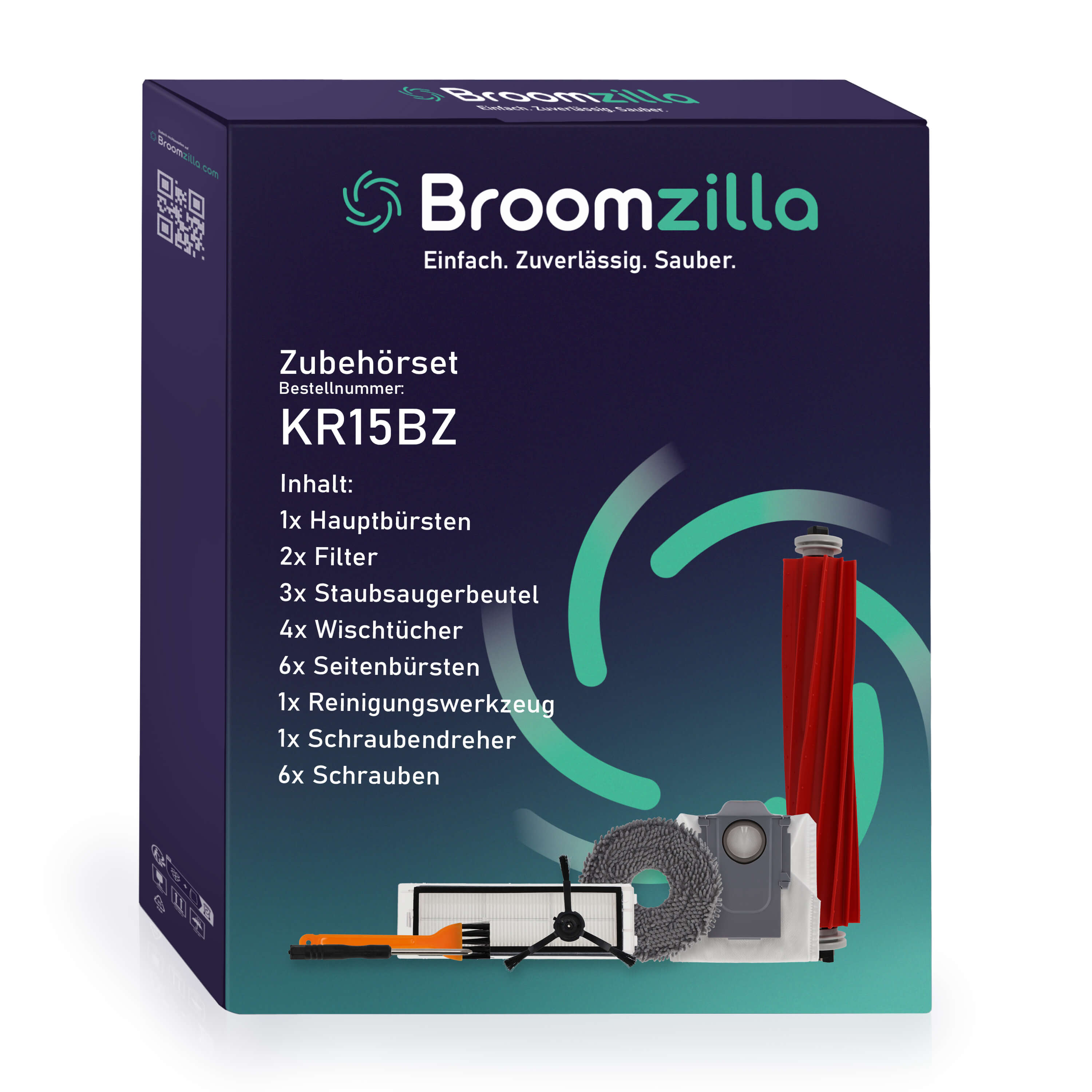 Broomzilla Zubehörset kompatibel zu Roborock P10/Q Revo Broomzilla Zubehörset kompatibel zu Roborock P10/Q Revo